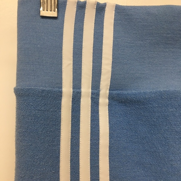 NWT Ivy Park x Adidas Light Blue 3 Stripes Terry Tight Legging - Picture 7 of 11